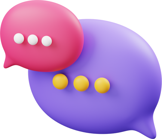 3D Chat Illustration